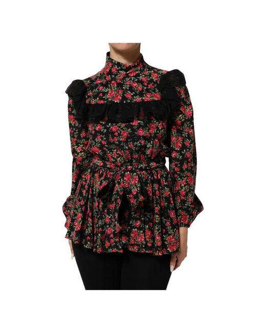 Dolce & Gabbana Black Blouses