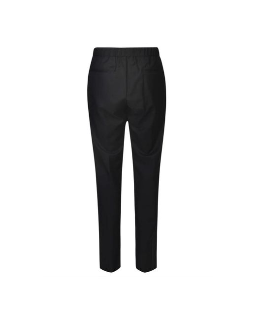 Giorgio Armani Black Slim-Fit Trousers for men