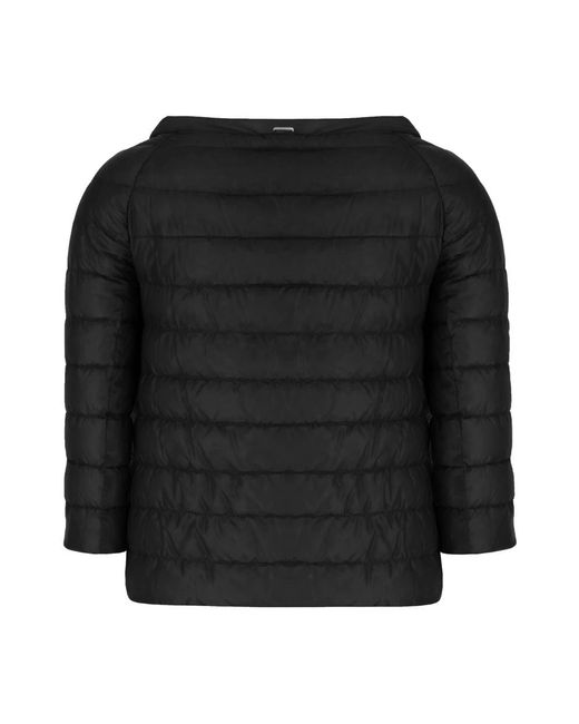 Herno Black Quilted Jacket