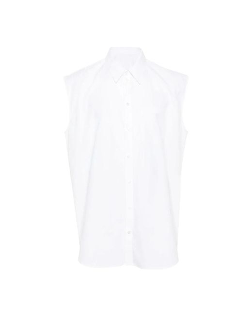 Camisa sin mangas blanca Helmut Lang de color White