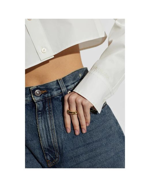 Balenciaga Metallic Eisa Ring