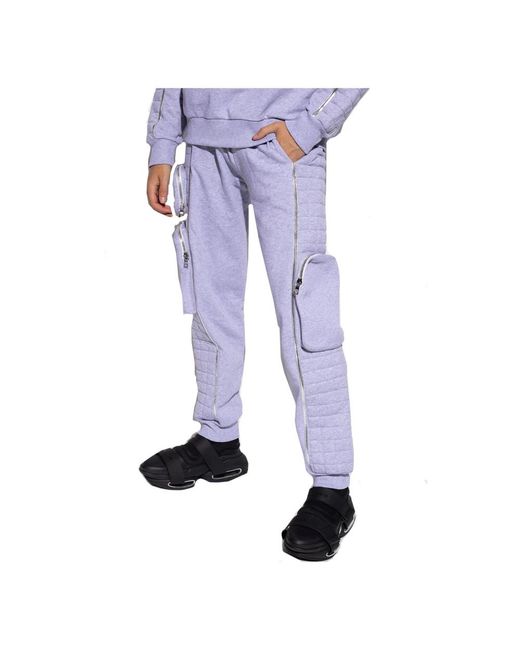 Balmain Purple Sweatpants for men