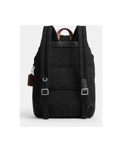 COACH Black Logan Rucksack