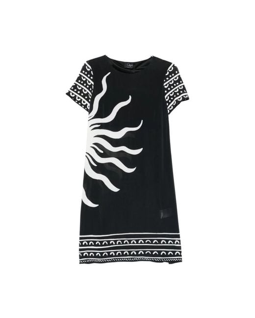 Clips Black Short Dresses