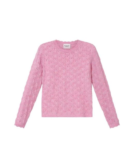 Isabel Marant Pink Round-Neck Knitwear