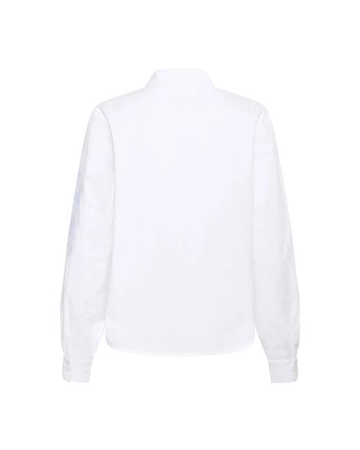 Cream Hemden in het White