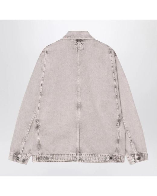 Carhartt Gray Denim Jackets for men