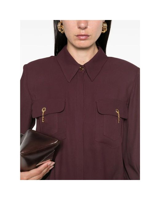 Elisabetta Franchi Purple Shirts