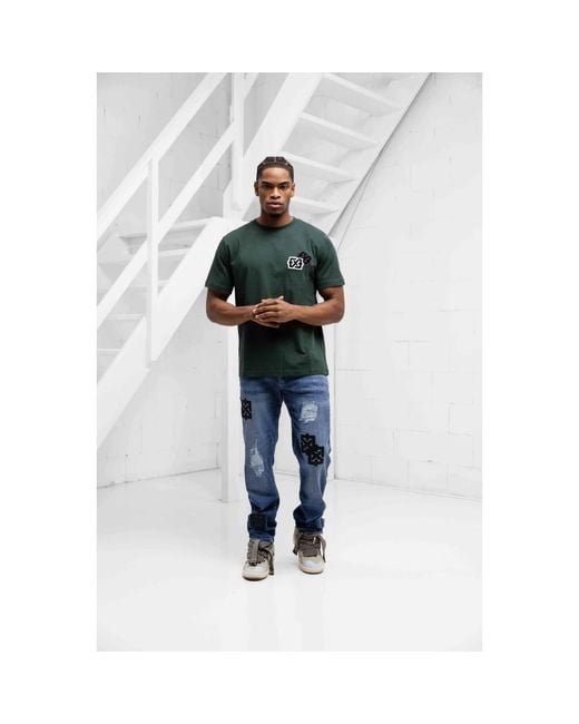 Xplct Studios Blue Straight Fit Jeans for men