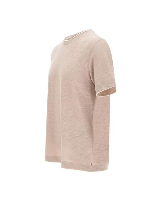 Eleventy Natural T-Shirts for men