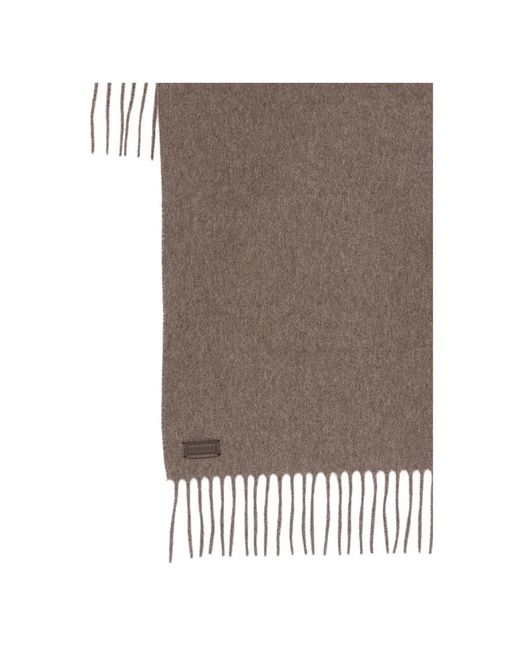 Canali Brown Winter Scarves for men