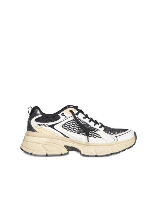 Golden Goose Deluxe Brand White Leather Trainers With Mesh Panels for men