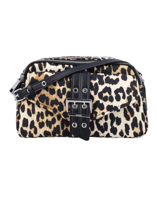Ganni Black Cross Body Bags