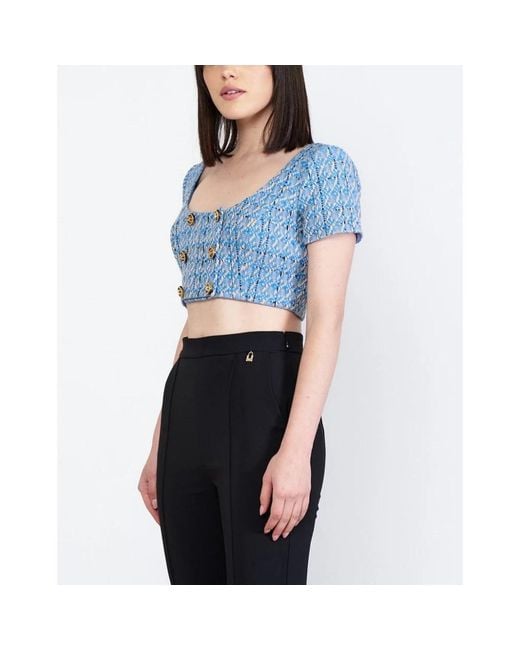 Elisabetta Franchi Blue Blouses