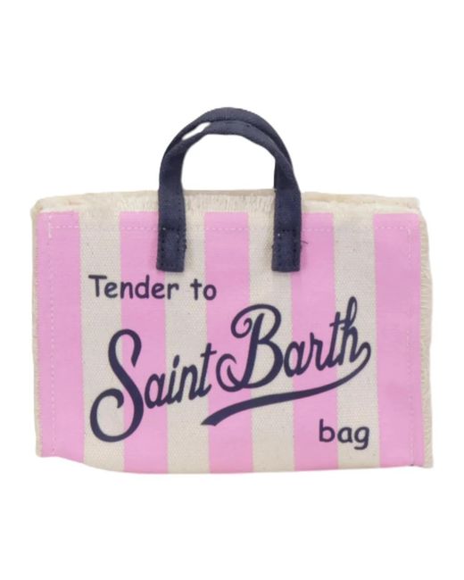 Mc2 Saint Barth Purple Tote Bags