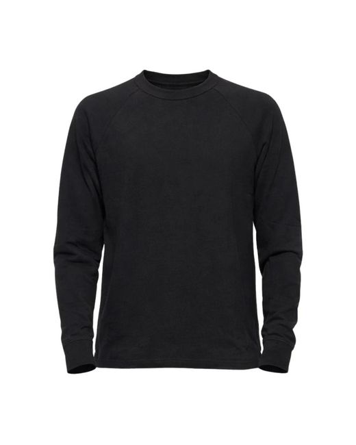 James Perse Black Long Sleeve Tops for men