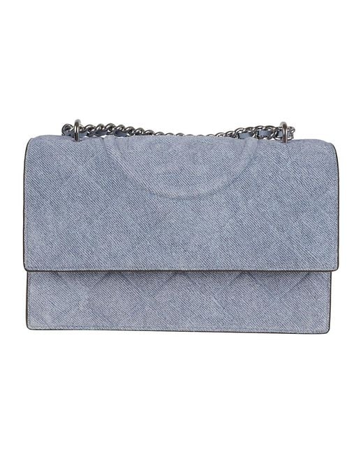 Tory Burch Blue Shoulder Bags
