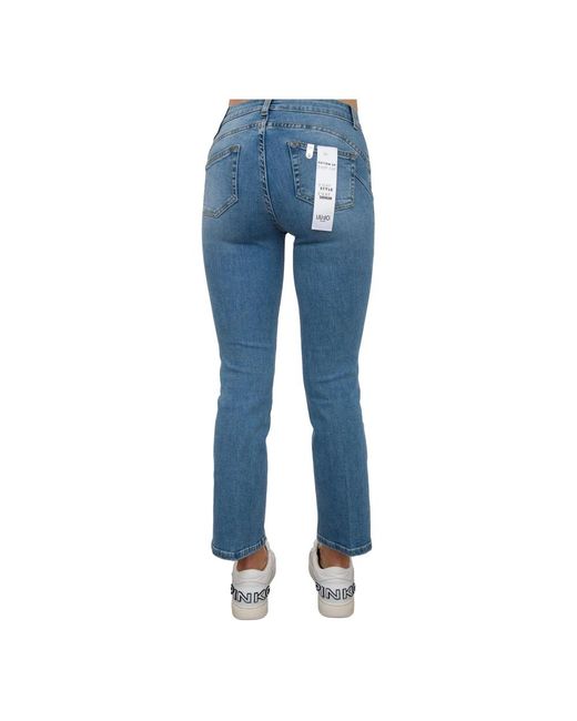 Jeans > cropped jeans Liu Jo en coloris Blue