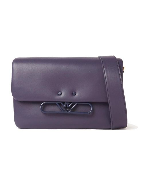 Emporio Armani Purple Cross Body Bags