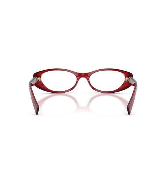 Miu Miu Red Glasses