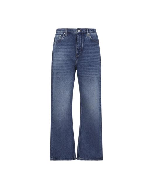 Studio Nicholson Blue Straight Fit Jeans
