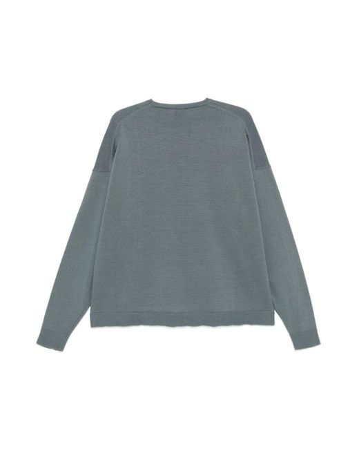 Alysi Gray Round-Neck Knitwear