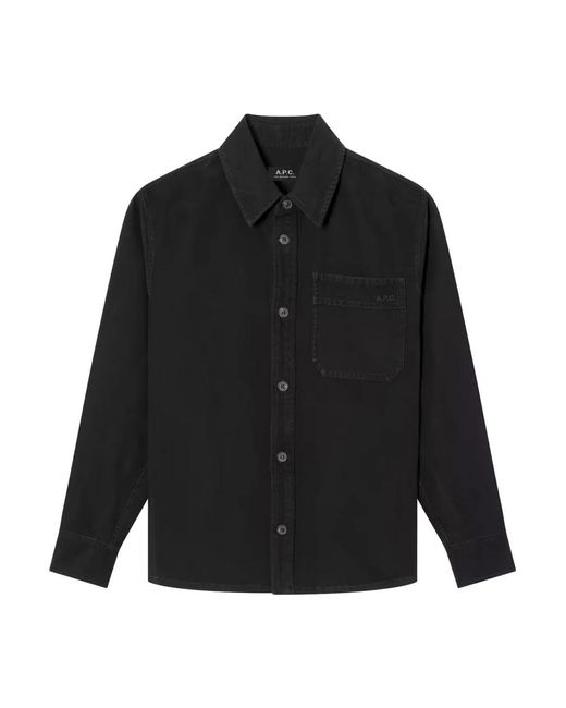 A.P.C. Light Jackets in het Black voor heren