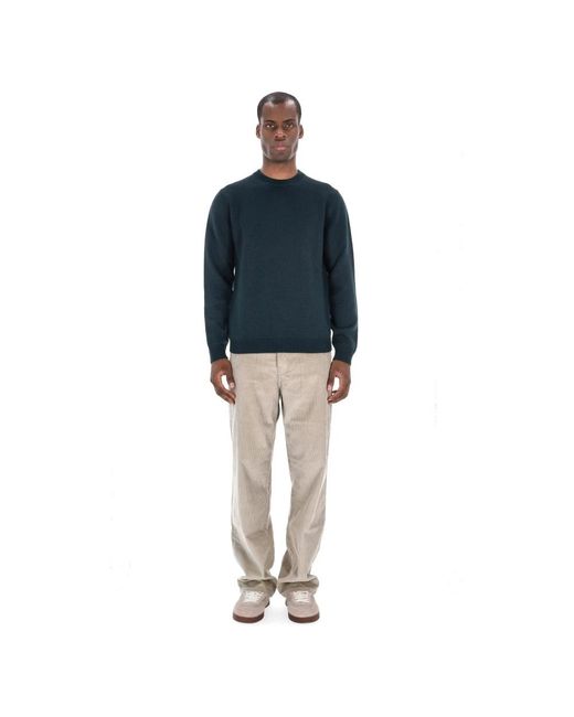 Roberto Collina Blue Round-Neck Knitwear for men