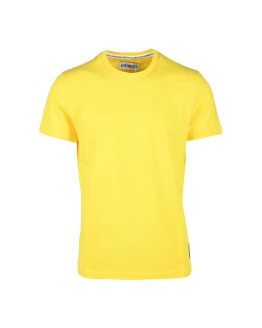 Bikkembergs Yellow T-Shirts for men