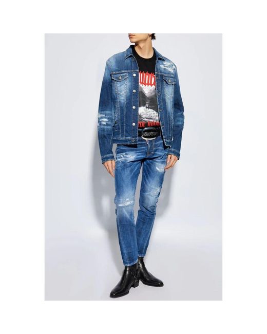 Slim-Fit Jeans di DSquared² in Blue da Uomo