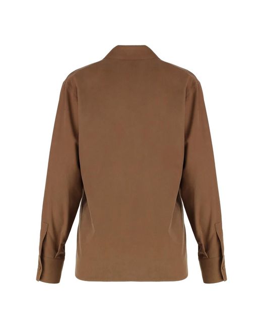 Max Mara Brown Blouses