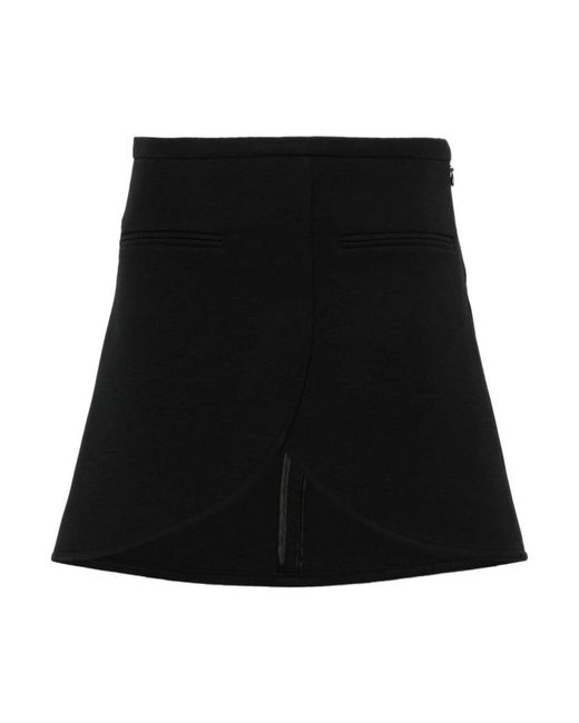 Courreges Black Short Skirts