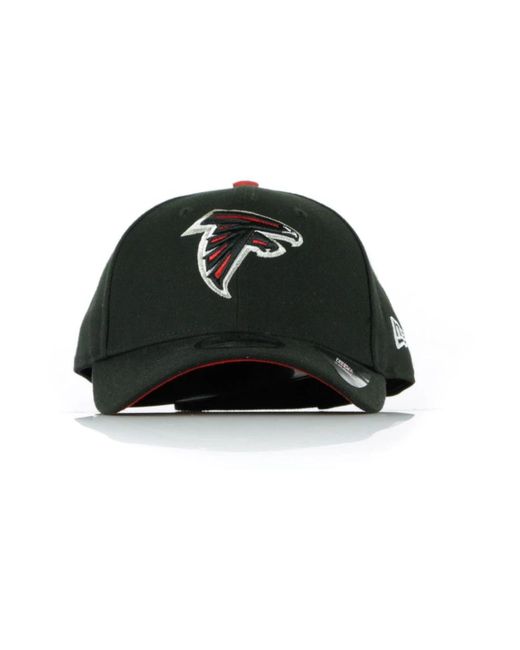 KTZ Accessoires ,Zwart ,Katoen Nfl Team Colors Gebogen Klep Pet in het Black voor heren
