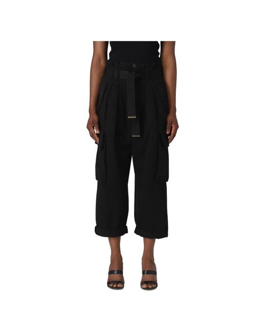 Pinko Black Cropped Trousers