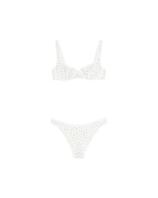 Oseree White Bikinis