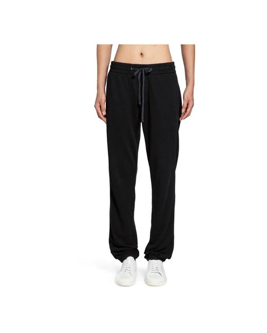 James Perse Broeken ,Zwart ,Katoen Vintage French Terry Sweatpant in het Black voor heren