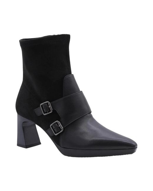 Hispanitas Black Heeled Boots