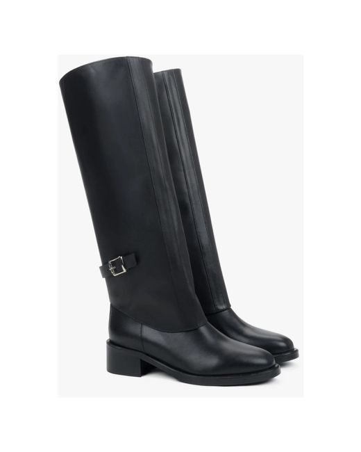 ESTRO Black High Boots
