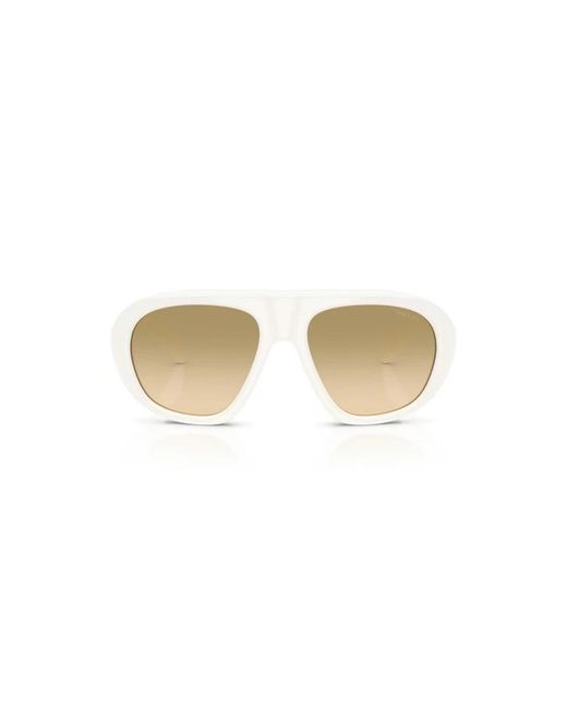 Prada White Shield Sonnenbrille