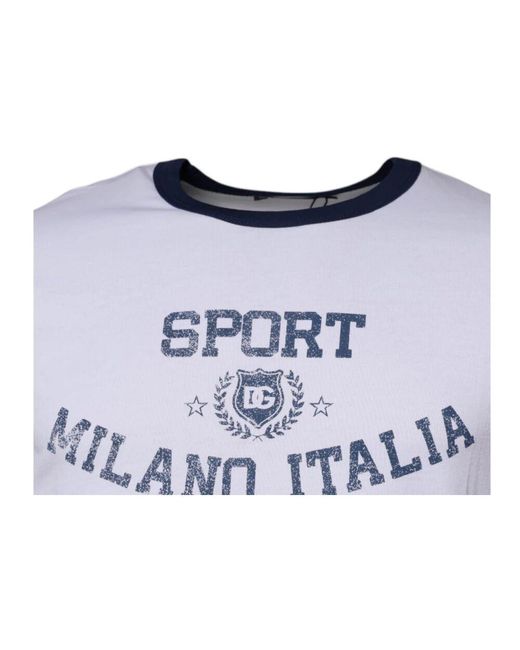 T-Shirts Dolce & Gabbana de hombre de color Blue