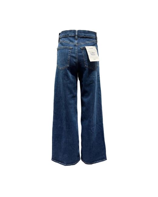 FRAME Wide Jeans in het Blue