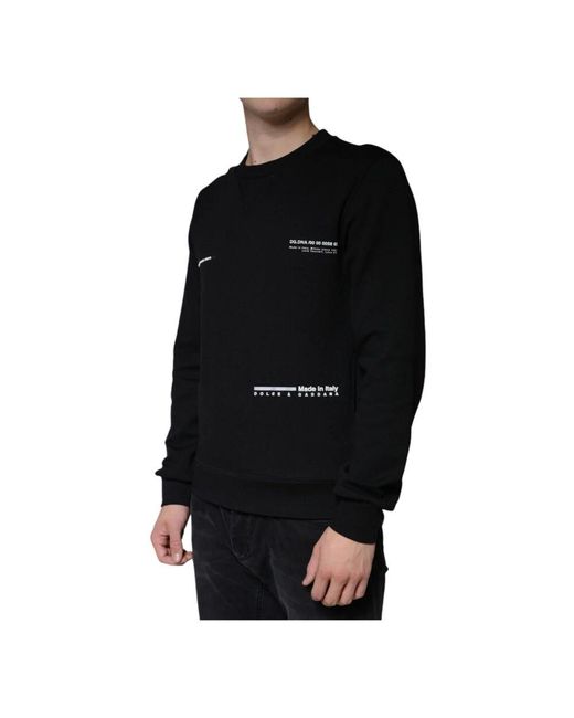 Sweatshirts di Dolce & Gabbana in Black da Uomo