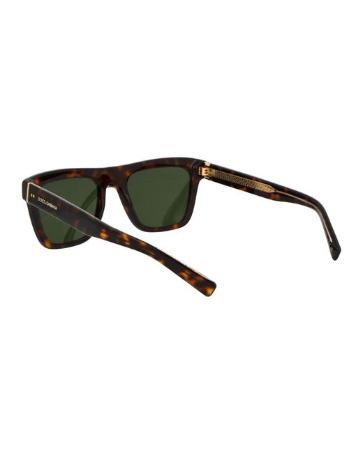 Dolce & Gabbana Stylische sonnenbrille mit modell 0dg4420 in Green für Herren