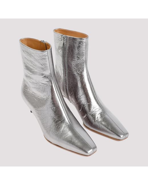 Shoes > boots > heeled boots Off-White c/o Virgil Abloh en coloris Gray