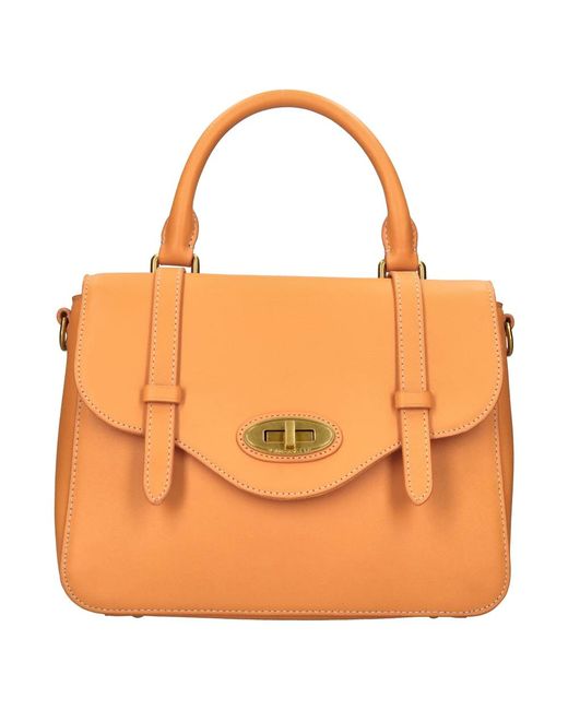 Lancaster Orange Ledertasche