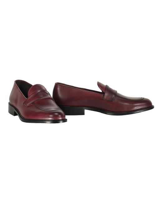 Bruno Magli Red Loafers for men