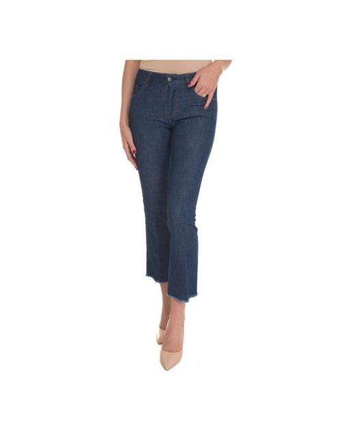 Fay Blue Cropped Jeans