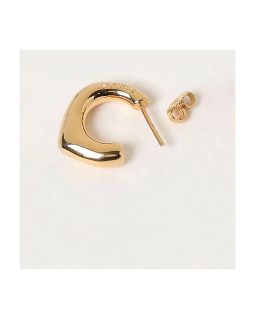 Earrings Sunnei de color Metallic