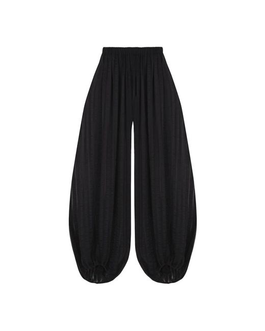 Cortana Black Tapered Trousers