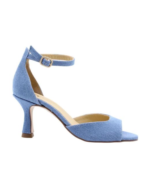 CTWLK Blue High Heel Sandals